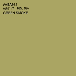#ABA563 - Green Smoke Color Image
